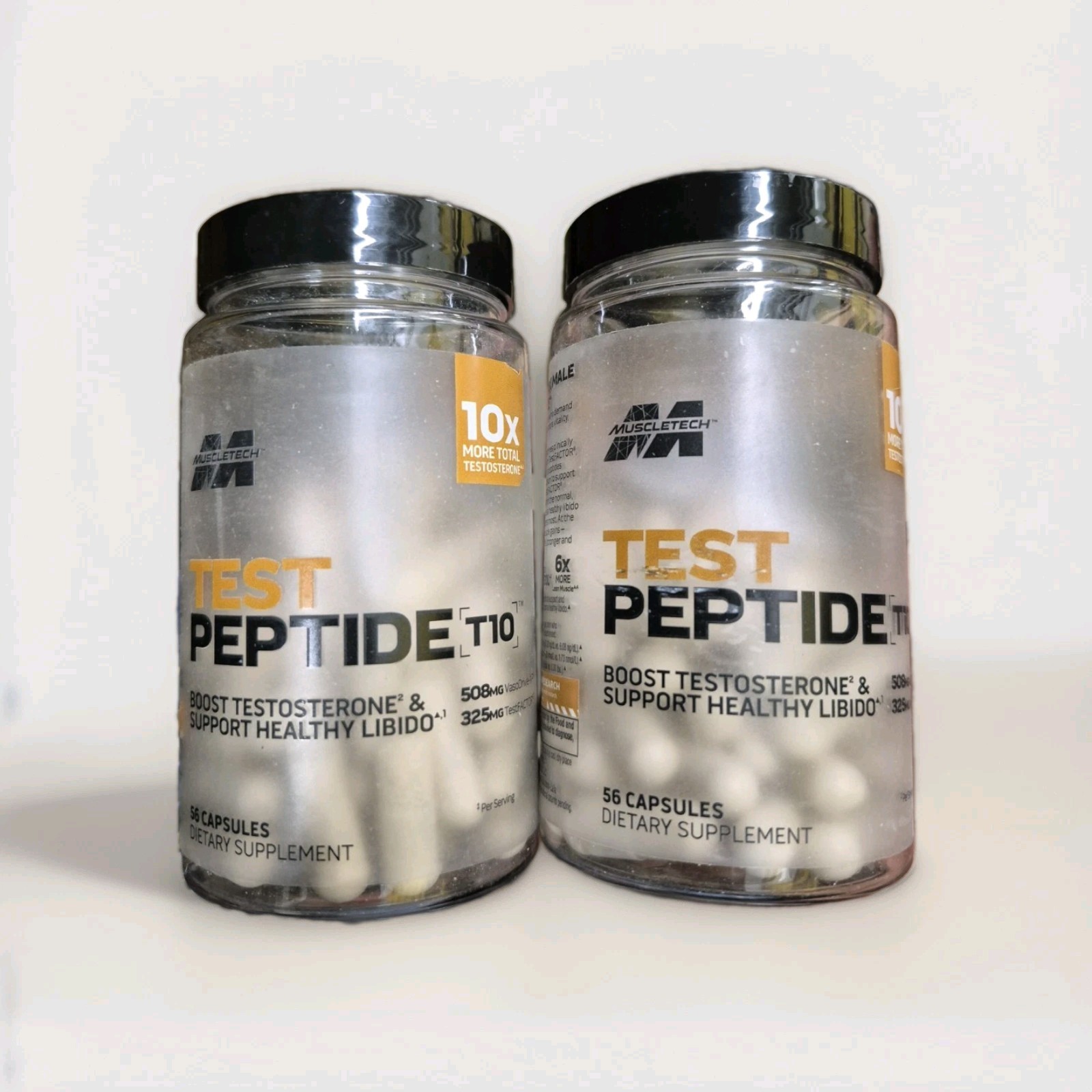 Test Peptide T10 – Testosterone Booster 56 X 2 Capsules Lot Of 2
