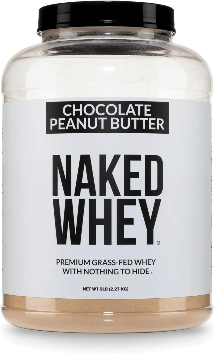 Naked Whey Chocolate Protein Powder Grass Fed 3 Ingredient 24 Servings