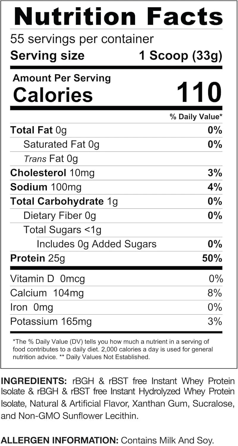 Gaspari Nutrition Proven Whey 100% Whey Isolate Protein 4LB Pick Flavor New