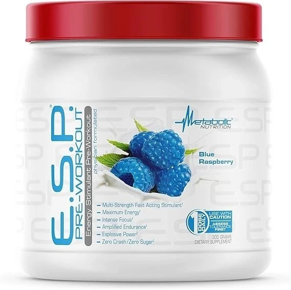 Metabolic Nutrition ESP Pre Workout – Blue Raspberry