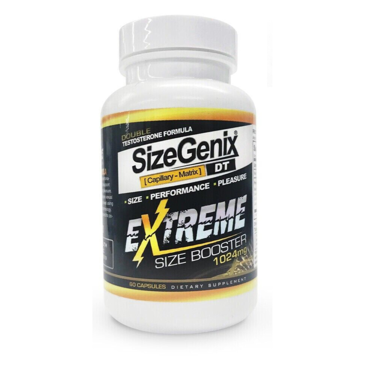 SizeGenix Men’s Health Supplement 1 Month Supply Boost Energy US Shipping New