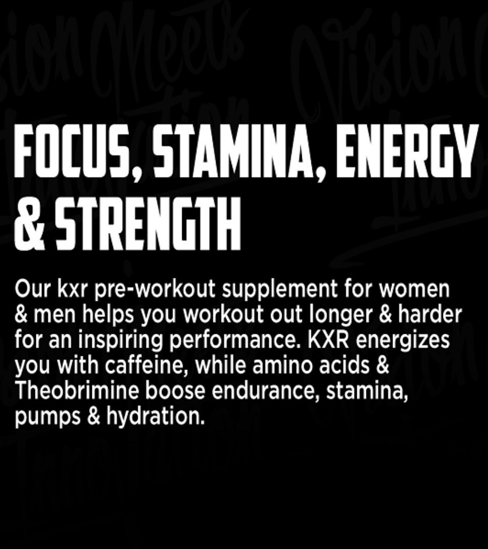 VMI Sports KXR SPORT Preworkout 8oz Size (30 Serv) Gummy 🐻 Bear BEST BY 11/26