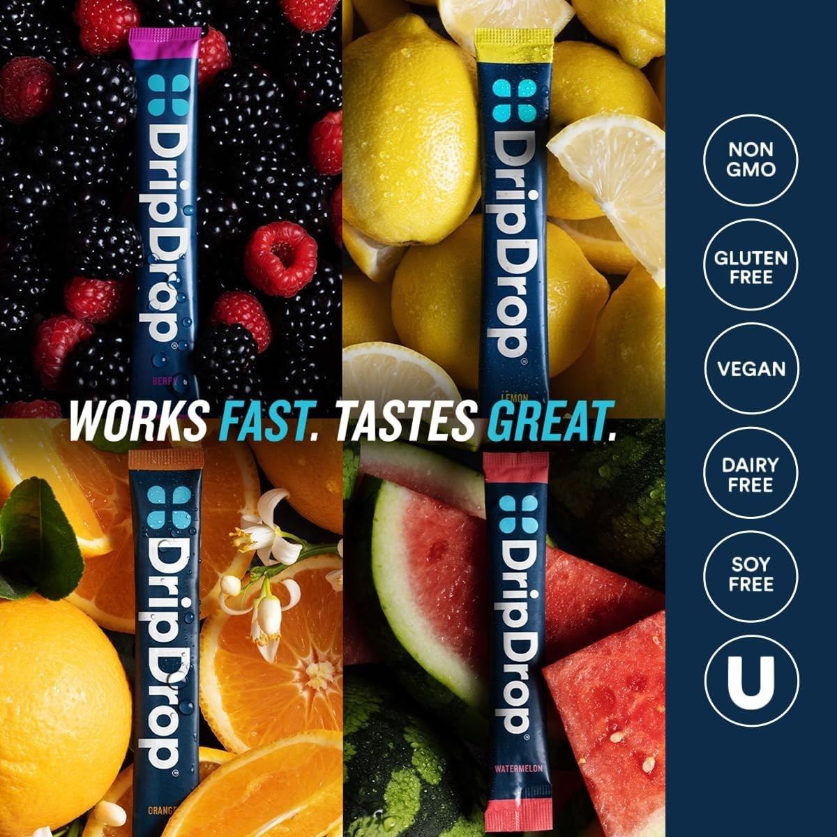 Hydration Packets – Bold Variety Pack – Single Serve Electrolytes Powder Drin…
