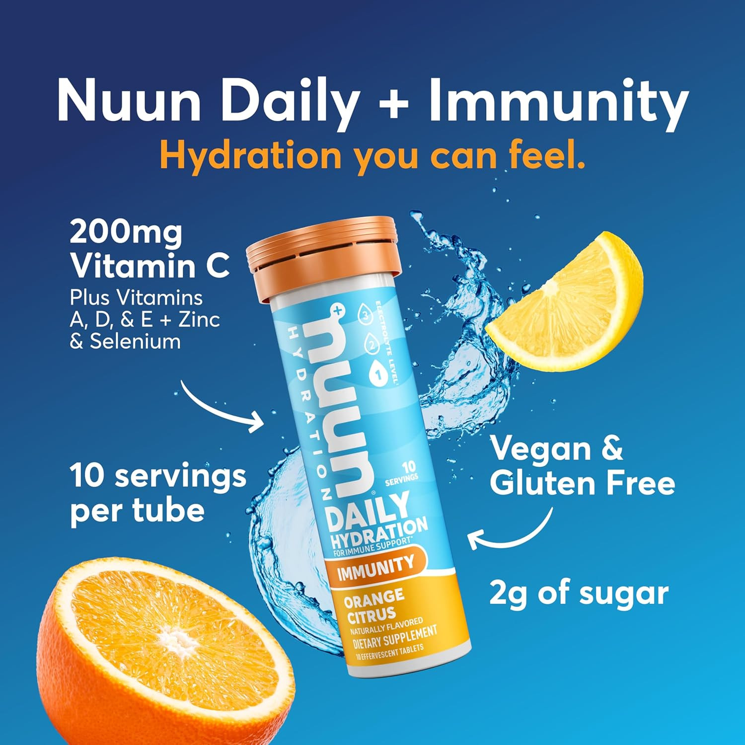 , Citrus Orange Immunity Box, 1.9 Ounce, 8 Count (Pack of 2)