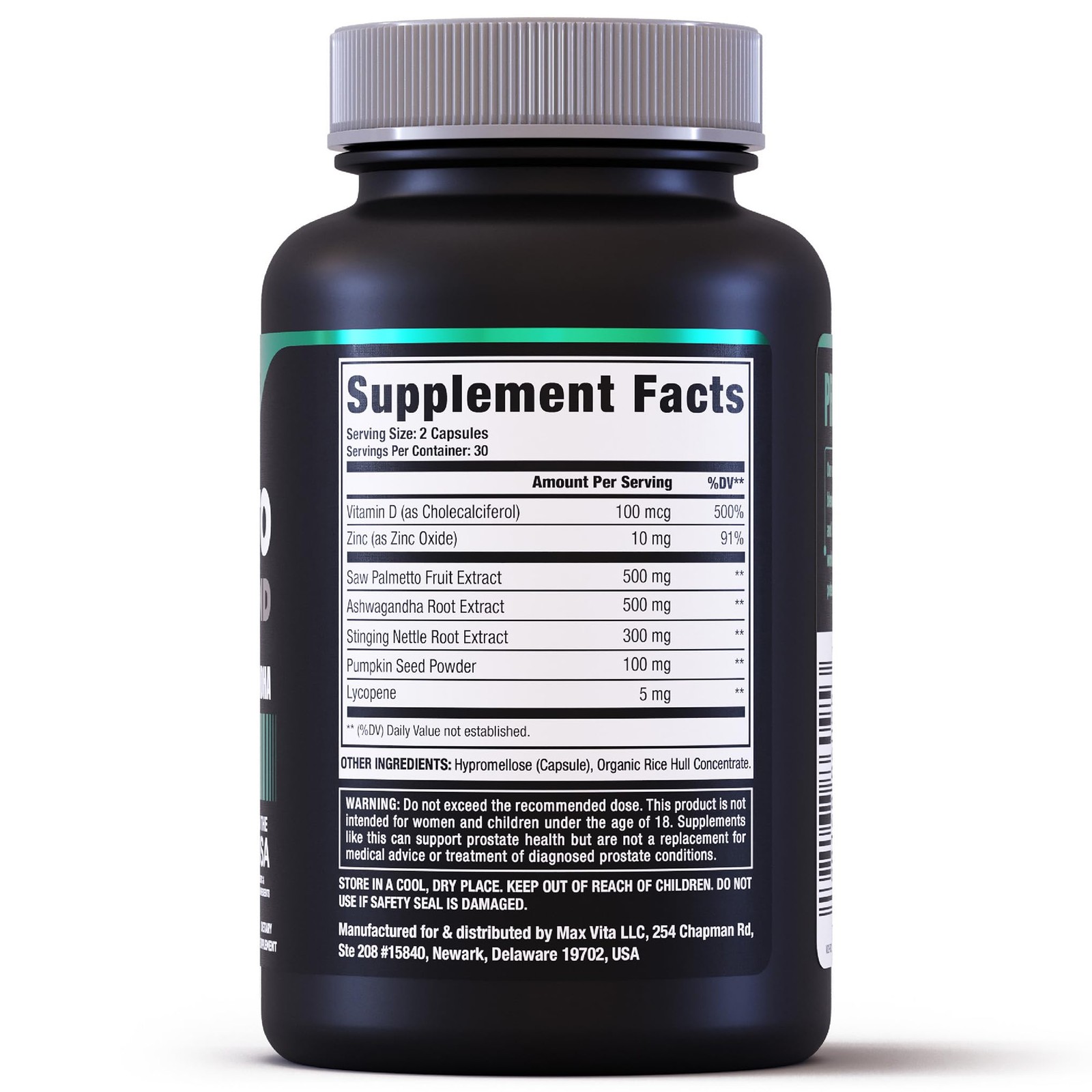 MaxVita Prostate Premium – Saw Palmetto for Men, 60 Count (Pack of 1)