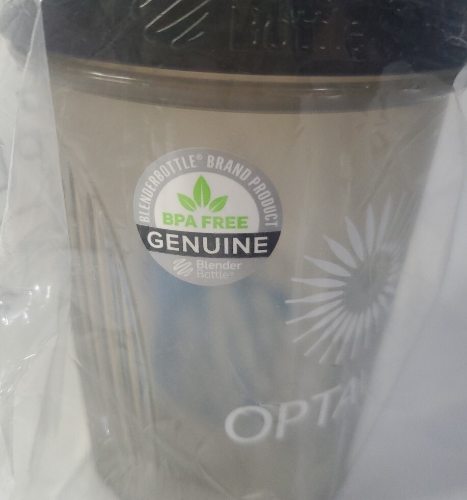 Optavia 20oz Blender Bottle Shaker Drink Mixer Whisk Ball BPA New In Package