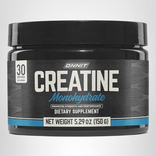 ONNIT Creatine Monohydrate Powder, IGEN(TM) 30 Servings (Pack of 1), No Color