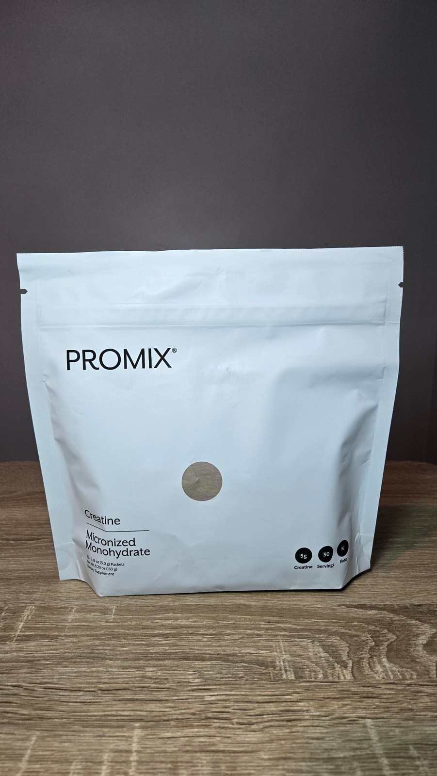 Promix Creatine Monohydrate Micronized 5g Packets 30 Servings Unflavored