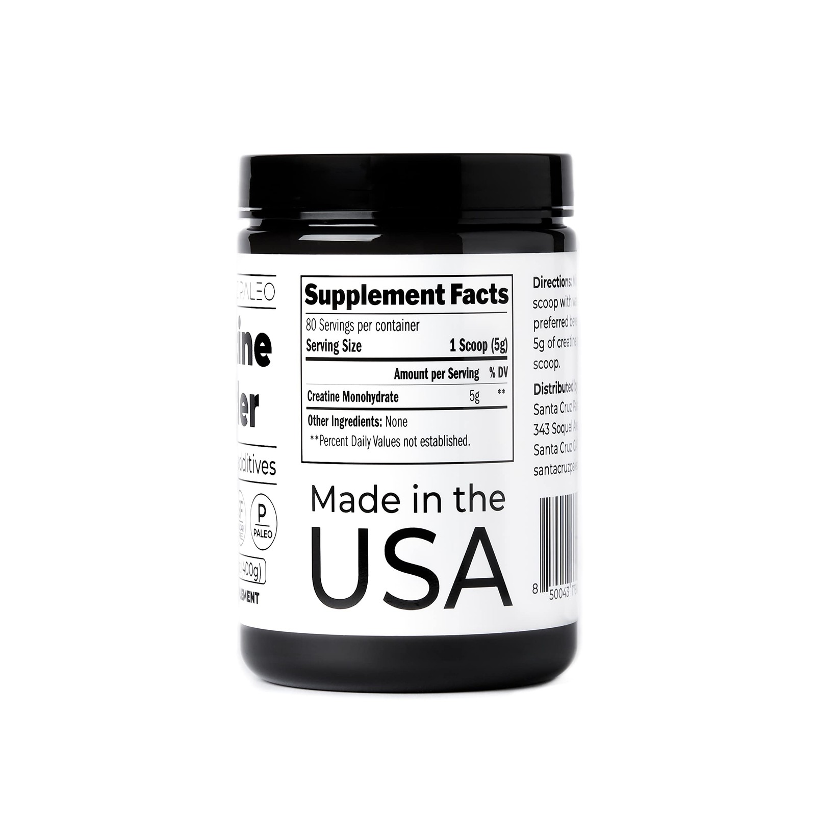 Santa Cruz Paleo, Creatine Monohydrate 14.1 Ounce (Pack of 1), Wwab-aza1528