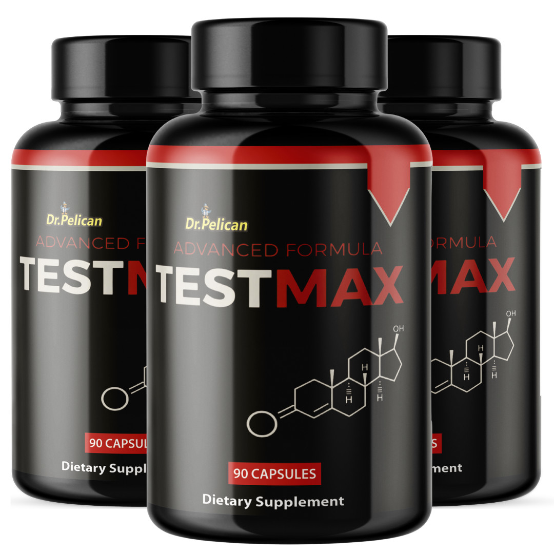 Test Max- Bodybuilding & Men’s Health Support- 3 Bottles- 270 Capsules