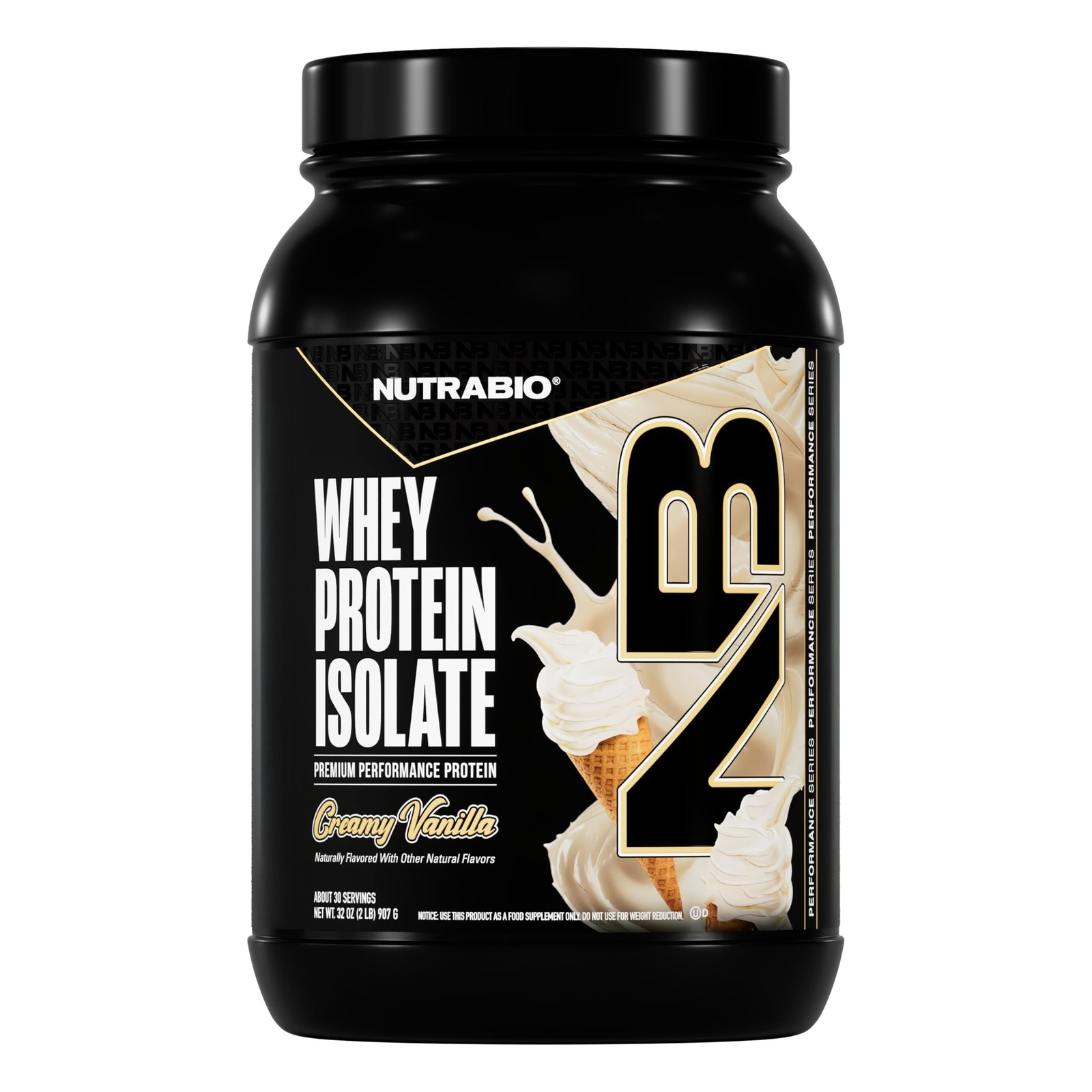NutraBio 100% Whey Protein Isolate Protein Powder, 25g Protein with Complete …