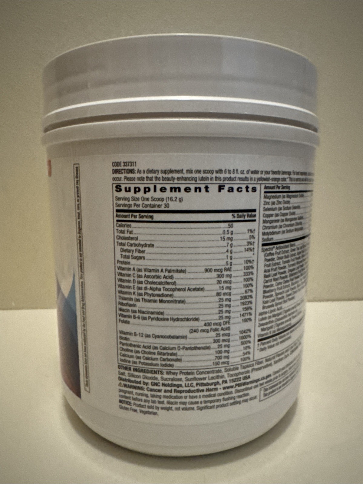 GNC Women’s Multi Powder Dietary Supplement Vanilla 30 Serving 17.14 Oz L@@K !!