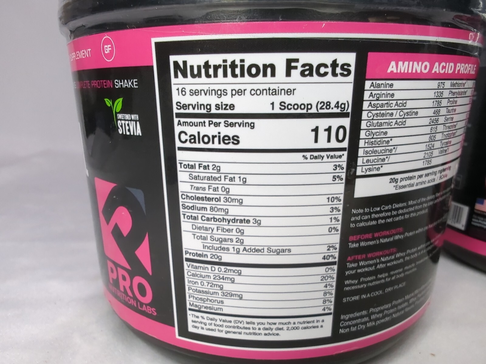 Whey Protein Powder for Women Weight Loss & Lean Muscle (2pck) Pro Nutrition Lab