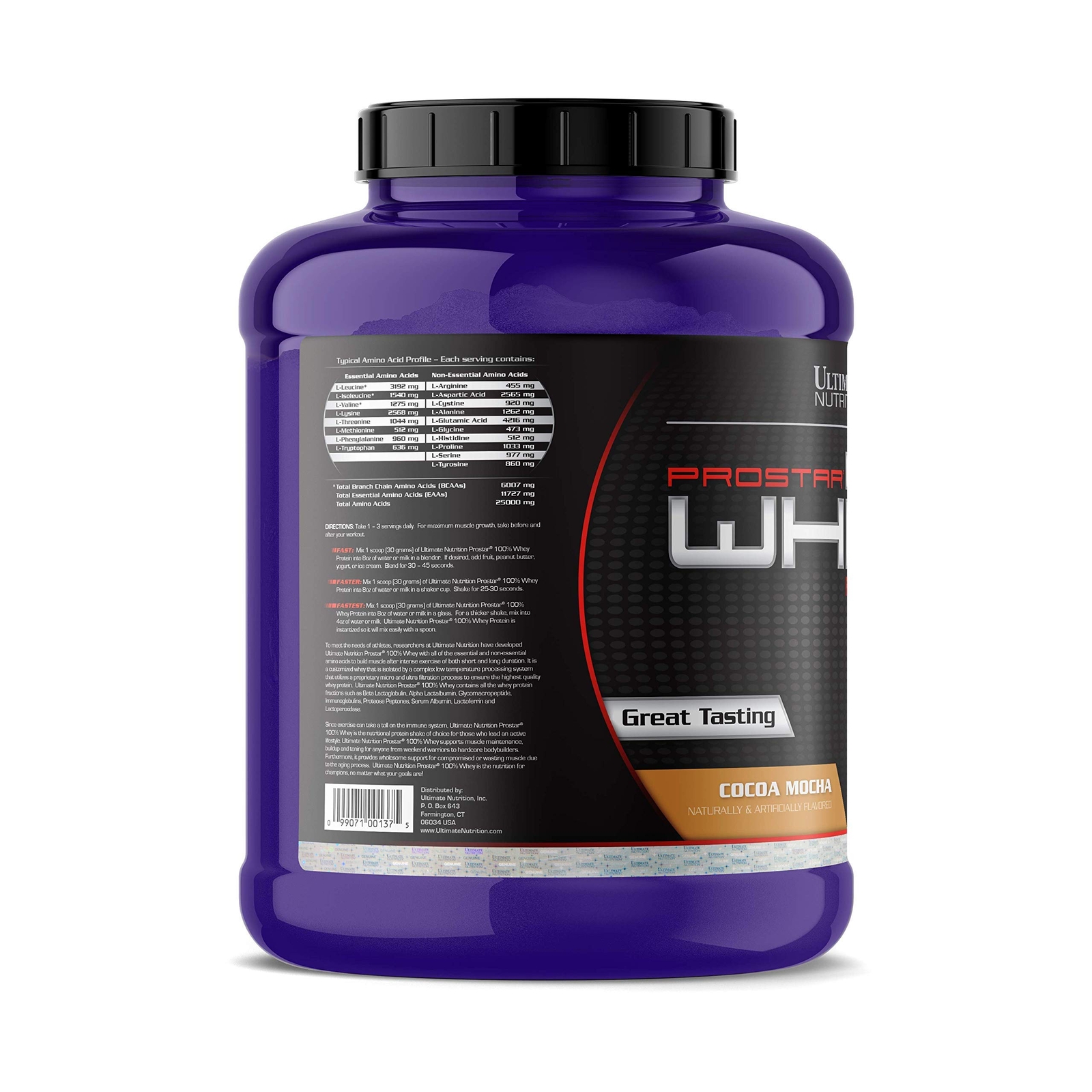 Ultimate Prostar Whey Protein Powder – 80 Servings,Cocoa Mocha, 5.28 Pounds