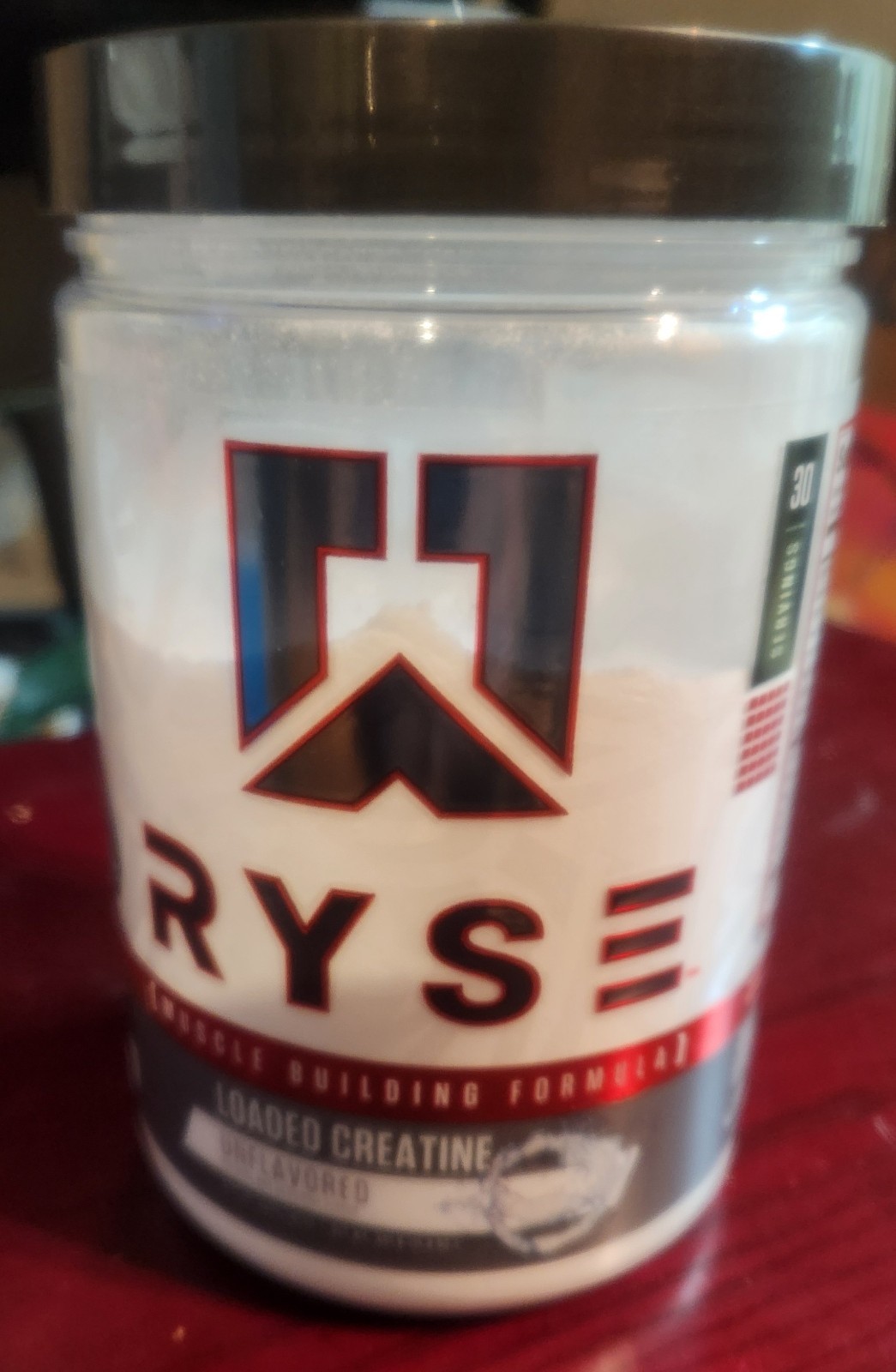 RYSE Loaded Creatine, Unflavored, 11.3 oz (321 g) Muscle Building Formula 30 svs