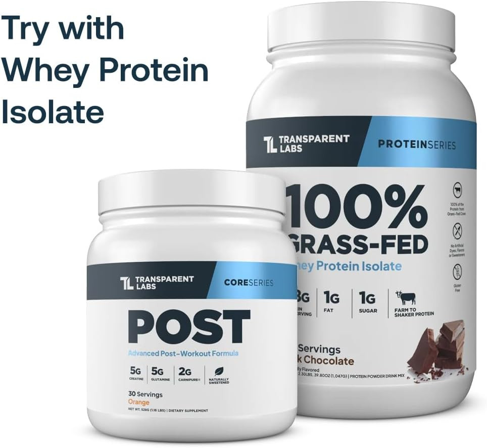 Post – Post-Workout Recovery Muscle Builder with L-Glutamine, Beta-Alanine and B