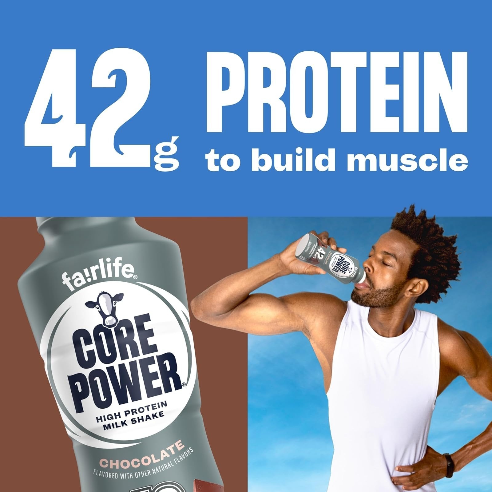 Core Power Elite Protein Shake 42g Chocolate 14oz 12 Pack
