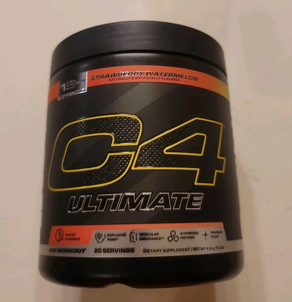 C4 Ultimate Preworkout Strawberry-Watermelon 15.3 oz BB 06/2027
