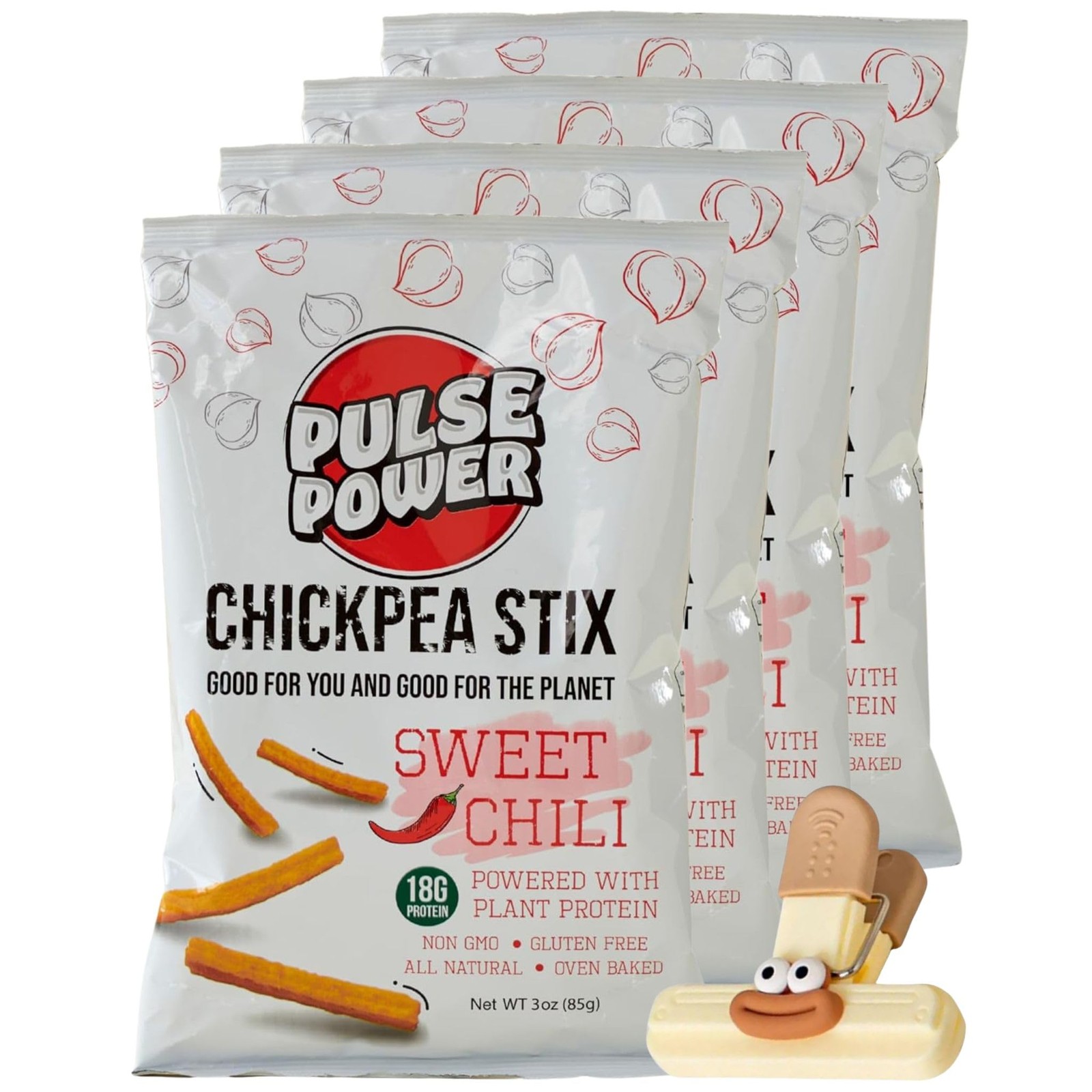 Grove Pulse Power Chickpea Sweet Of 4 3 Oz Snacks And Protein From Pulses And A