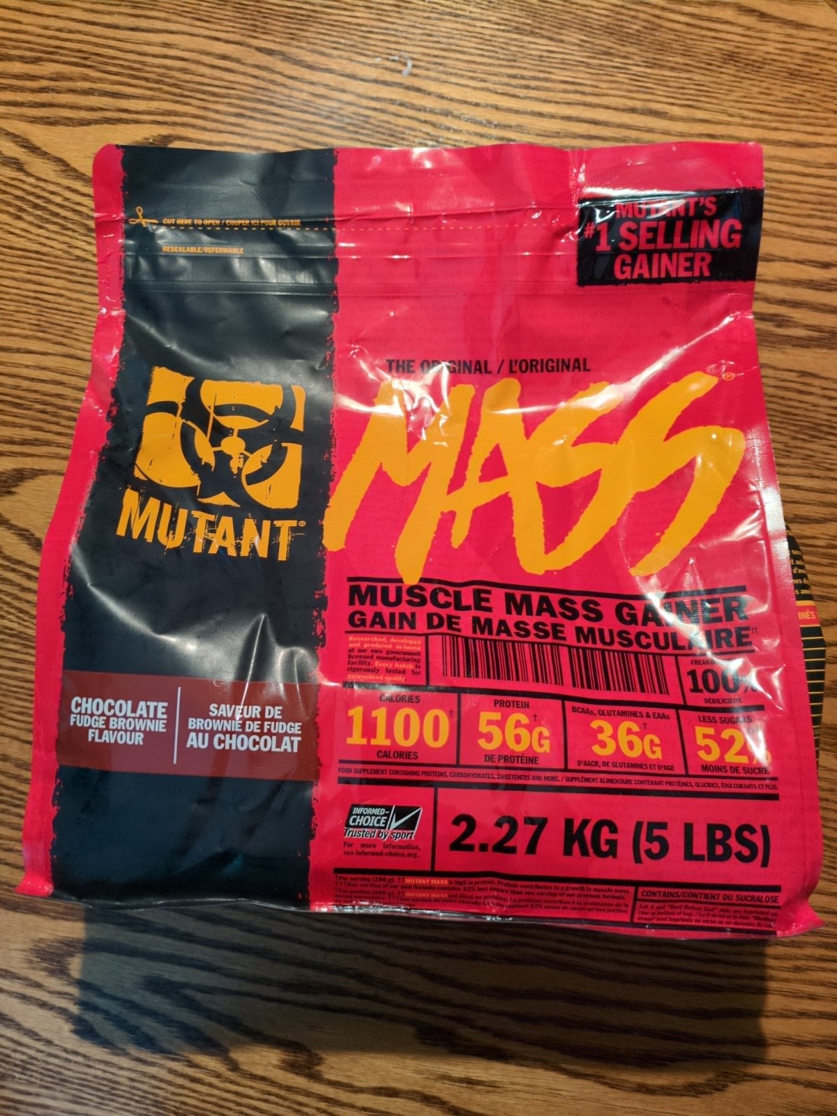 Fit Foods Mutant Mass – Muscle Mass Gainer Triple Chocolate 5 lbs 3/27