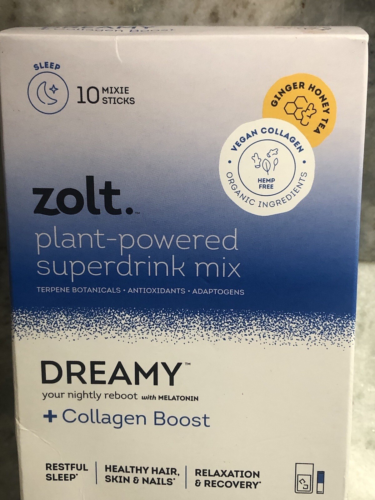 ShipN24Hours. New-Zolt Plant Powerred Superdrink Mix: + Collagen Boost.
