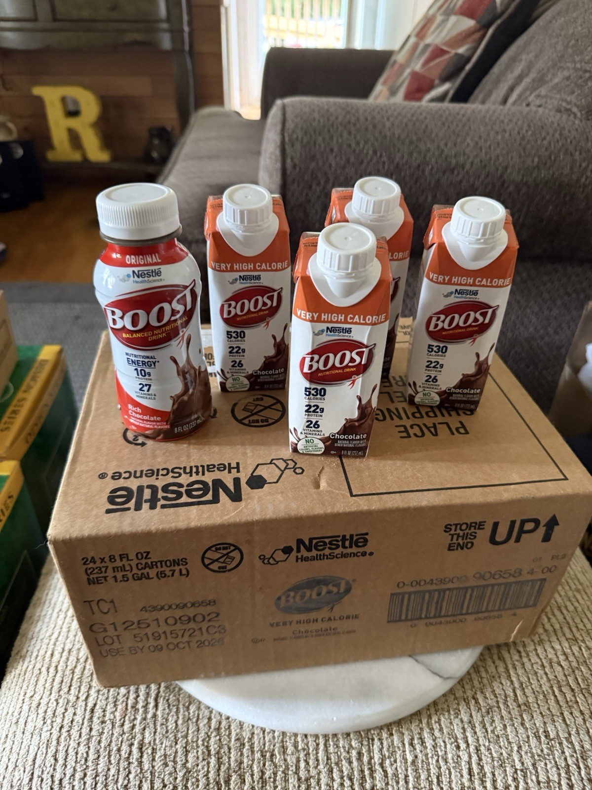 24-carton case of Nestle BOOST Very High Calorie (Rich Chocolate flavor)