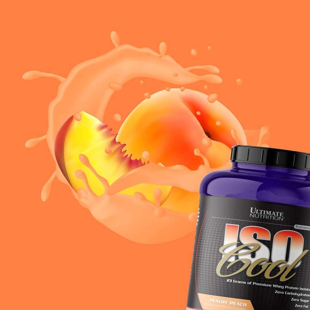 Ultimate Nutrition ISO Cool Whey Protein Isolate Powder, No Fat, No Sugar