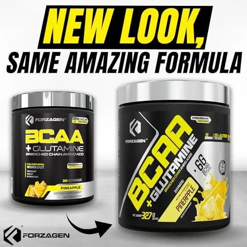 Forzagen BCAAS Amino Acids Powder with Glutamine BCAA Powder, Branched Chain Pre
