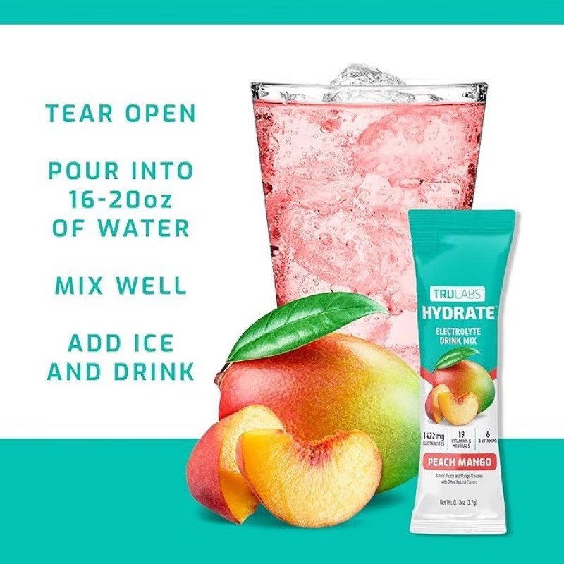 Hydrate Sports Drink – Non-Caffeinated, Powdered Drink Mixes