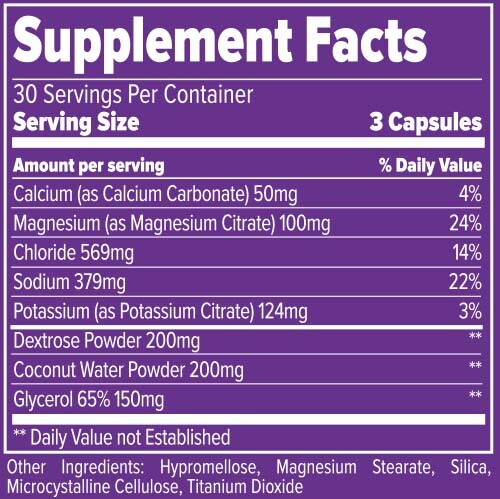 Finaflex PreHydr8, Pre-Hydration Supplement Electrolytes, Coconut Water, 30 srv