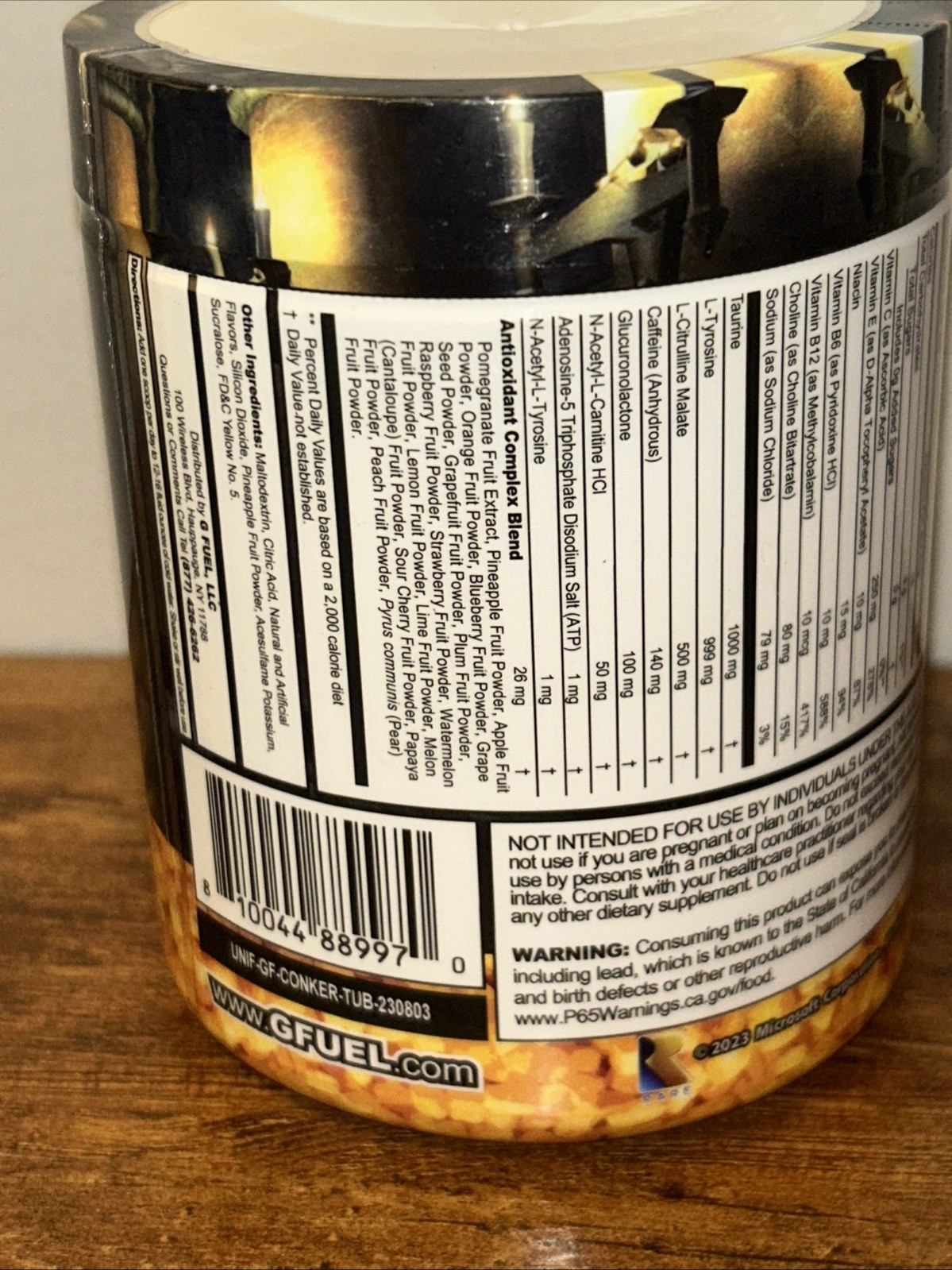 G FUEL Conker’s Bad Fur Day: Mighty Poo Energy Formula (40 Servings) Exp 2028