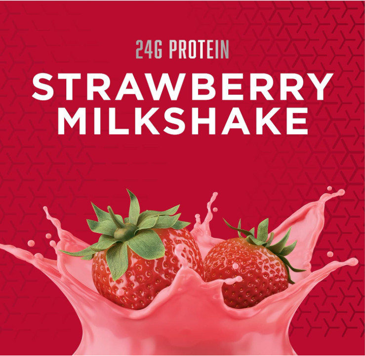 BSN SYNTHA-6 Edge Protein Powder, Strawberry Milkshake, 28 Servings