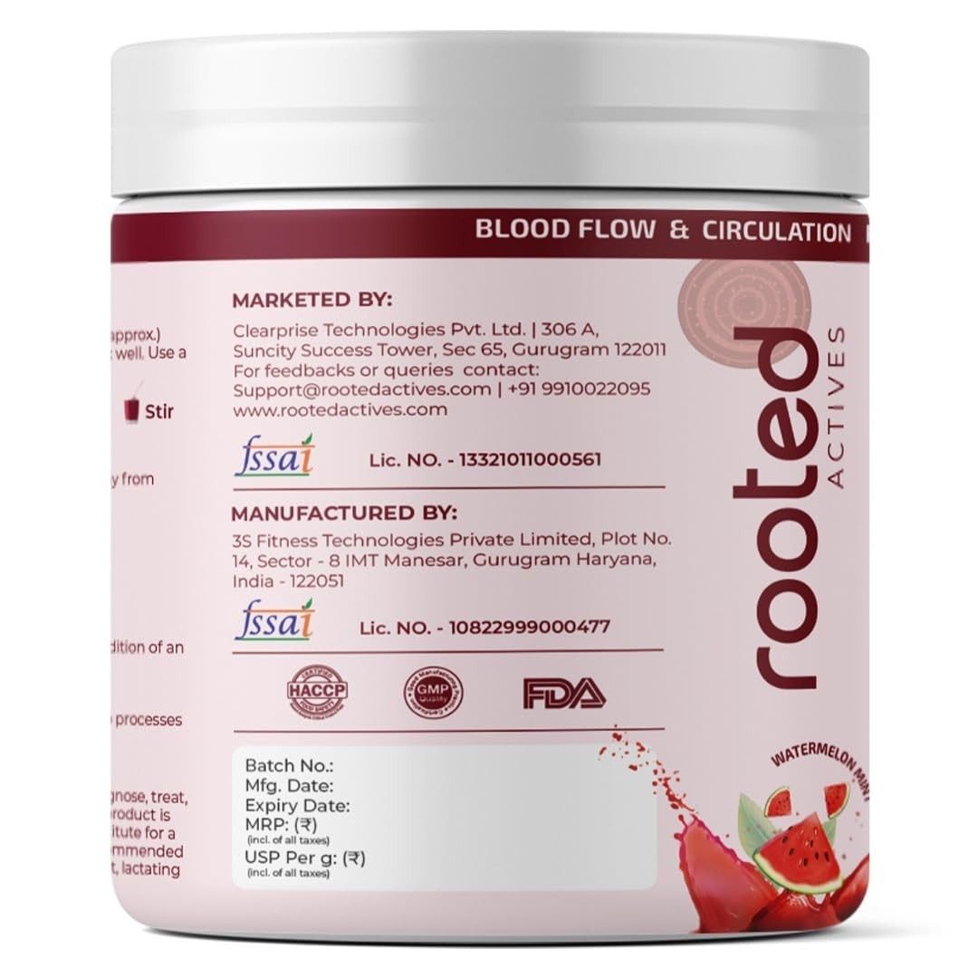 Beetroot Powder with BCAA L-Arginine L-Carnitine & Resveratrol Superfoods Blend