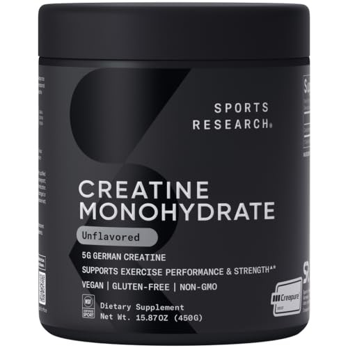 Creatine Monohydrate 5g Micronized Powder 17.64oz Lean Muscle