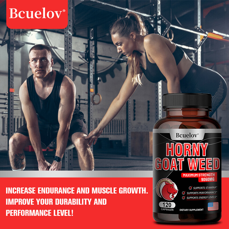 Horney Goat Weed-with Maca,Saw Palmetto,Ginseng,L-Arginine for Men&Women