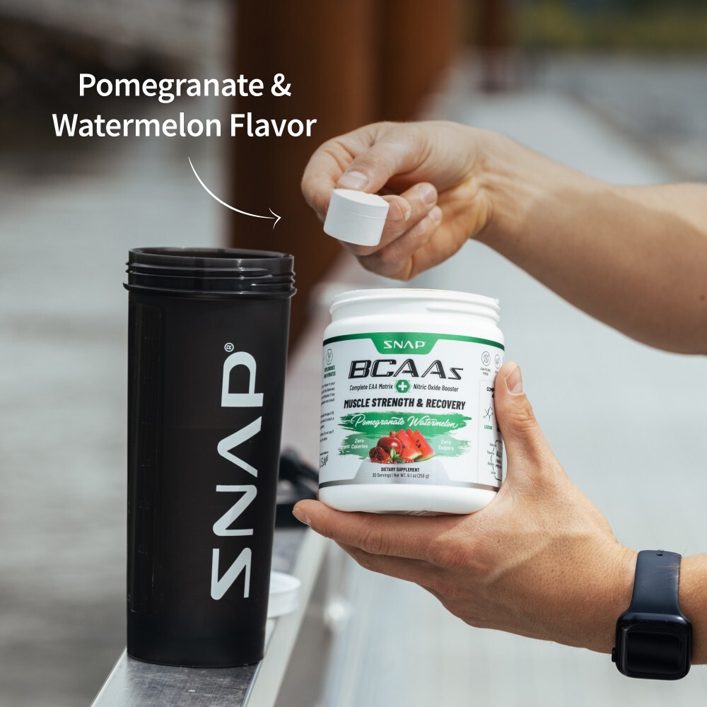 Pomegranate Watermelon BCAA Powder, Muscle Growth & Recovery – Amino Acids