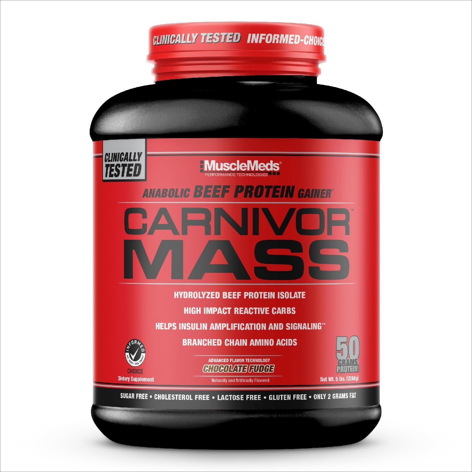 Carnivor Mass Beef Protein Gainer Pick Flavor 5.78 lbs – New