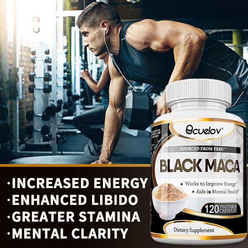 Black Maca Capsules Support Increased Energy* Mental Health