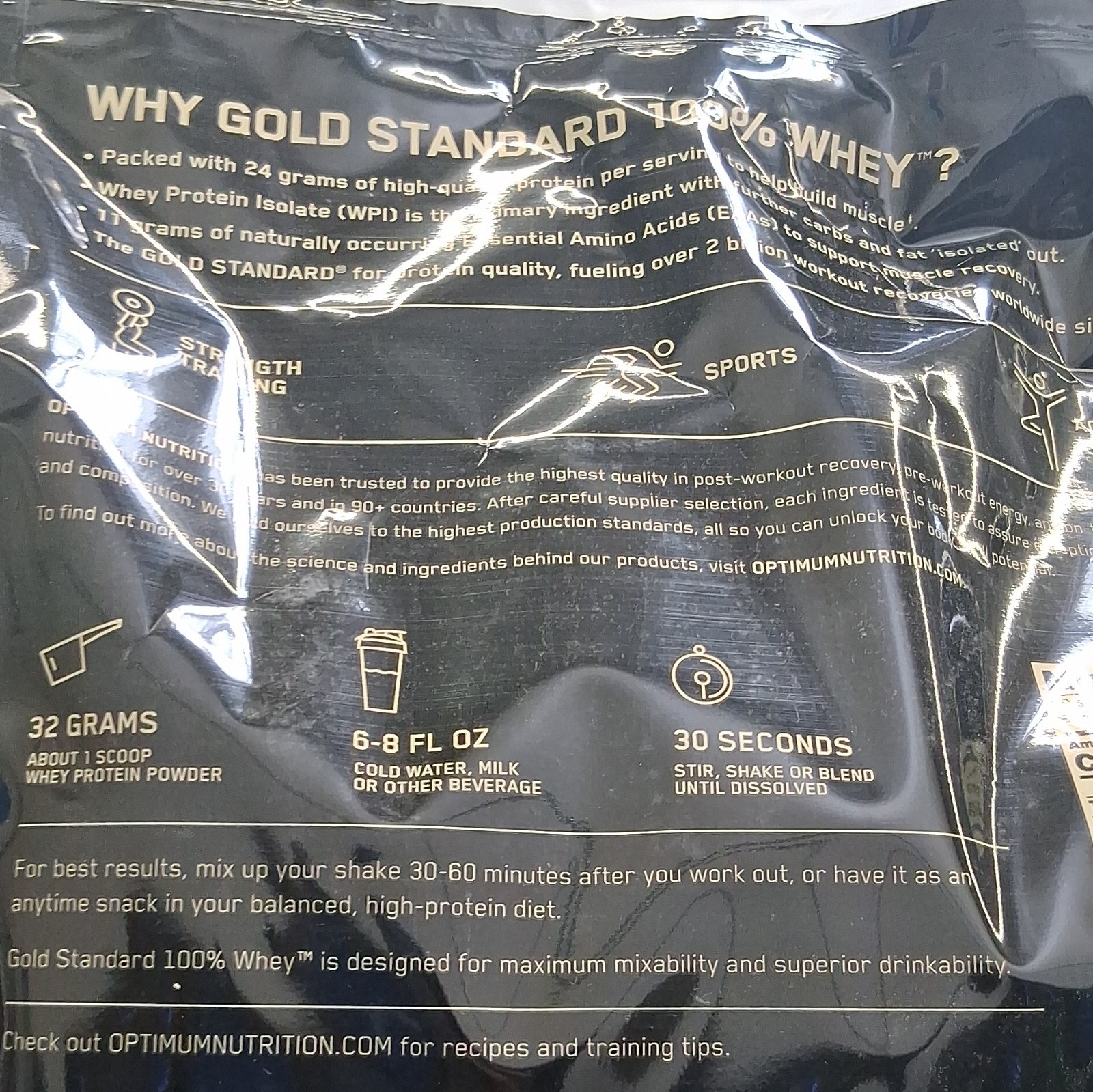 Optimum Nutrition Gold Standard 100% Whey Protein Powder, Extreme Milk Chocolate