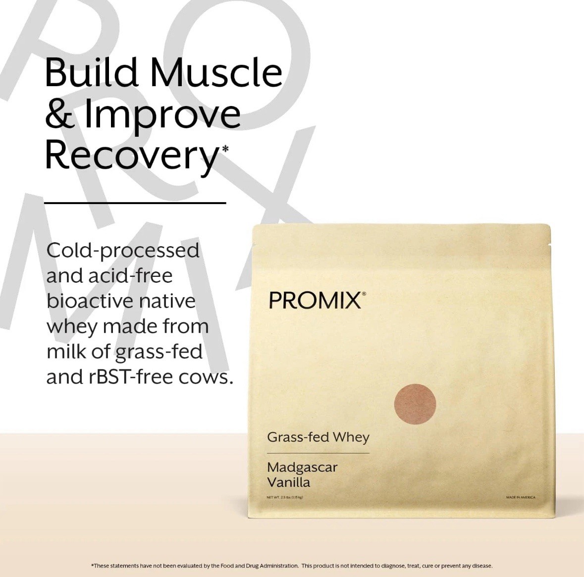 Promix Whey Protein Powder, Vanilla – 5lb Bulk – 5 Pound (Pack of 2)