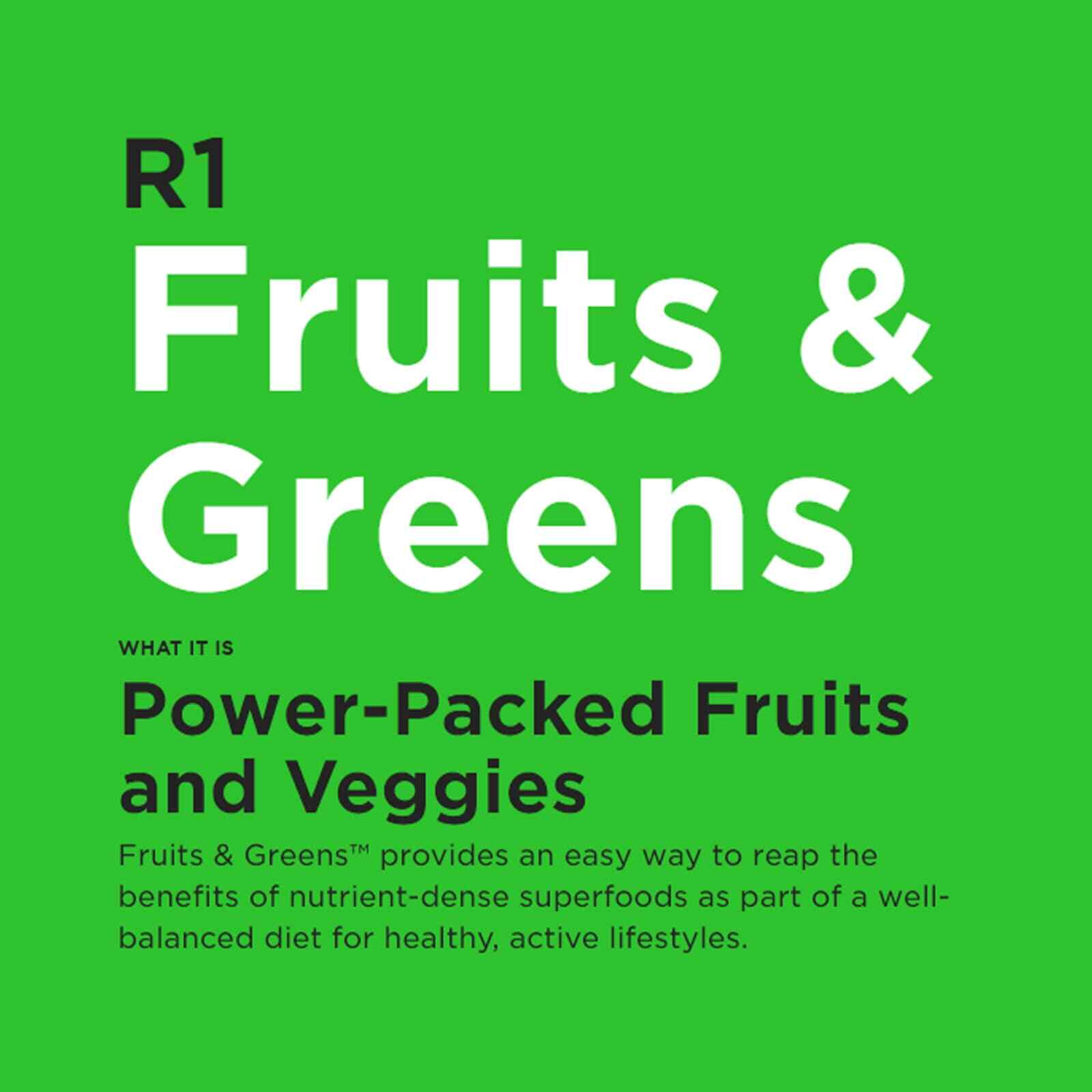 RULE 1 Fruits Greens Antioxidants 30 serv Mixed Berry 285g