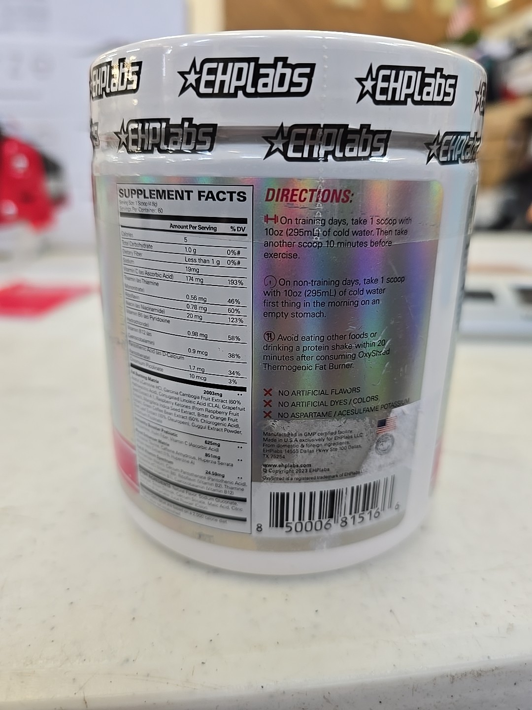 Oxyshred Thermogenic Fat Burner Pre-Workout Powder – Cosmic Blast, 60 Servings