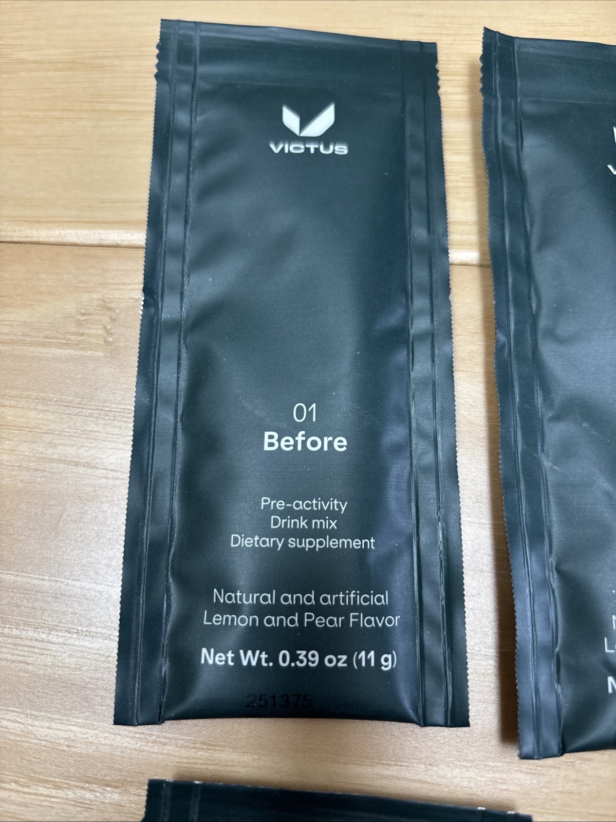 New! 10 Pack Victus 01 Before Drink Mix | Lemon and Pear | Best By: 09/2026