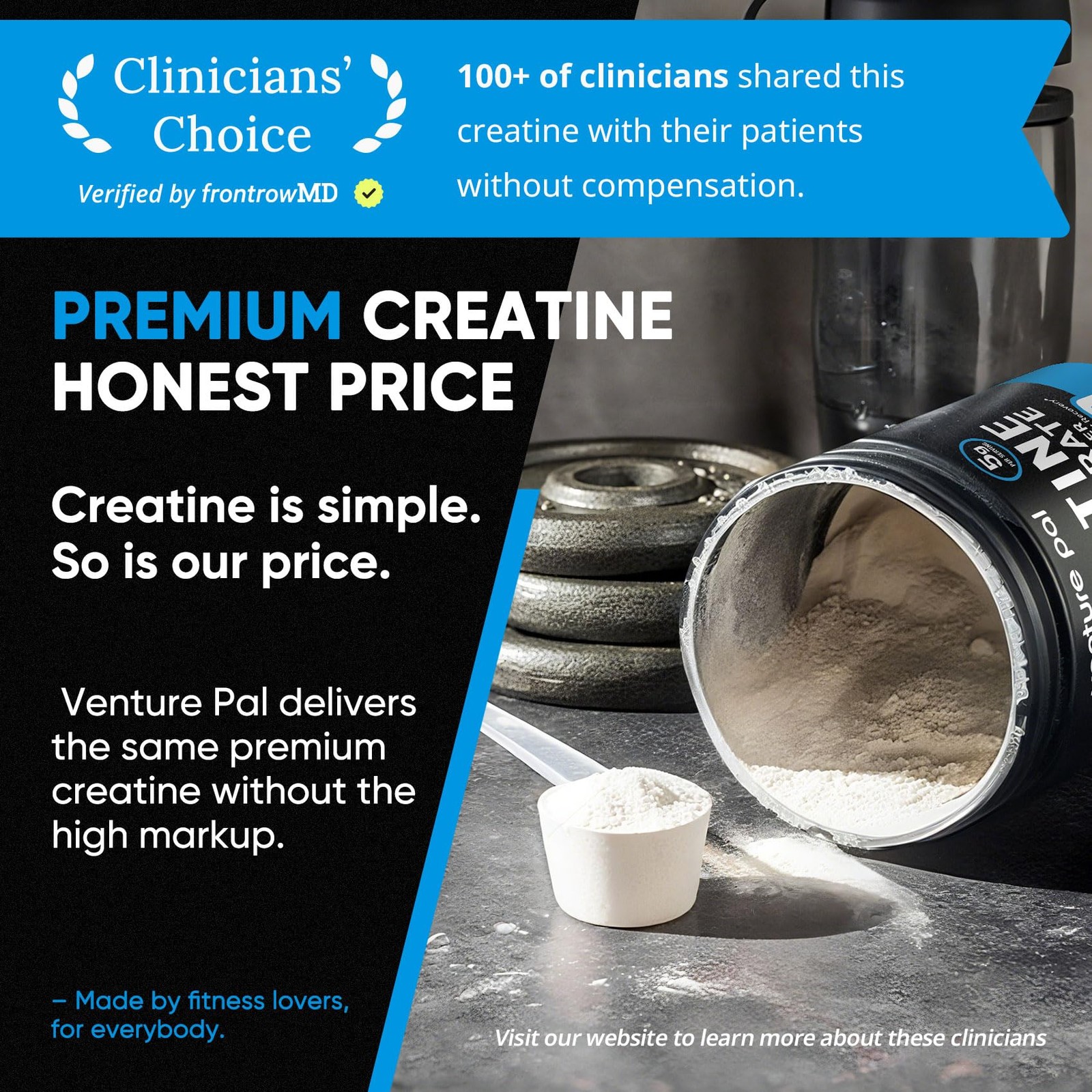 Monohidrato De Creatina Polvo Para Crecimiento Muscular De Hombres y Mujeres