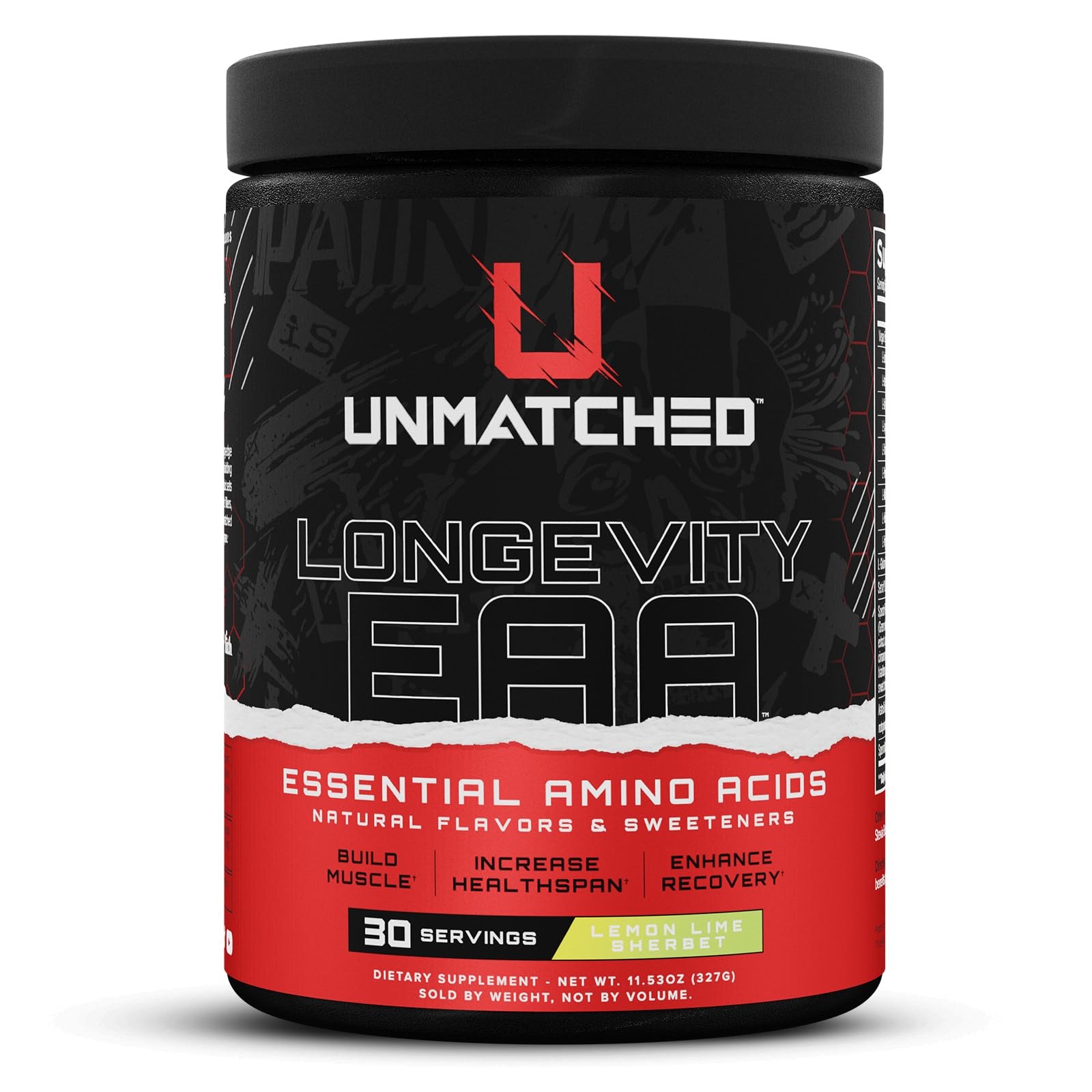 Unmatched Longevity EAA Essential Amino Acids | Muscle Build & Recovery | Per…