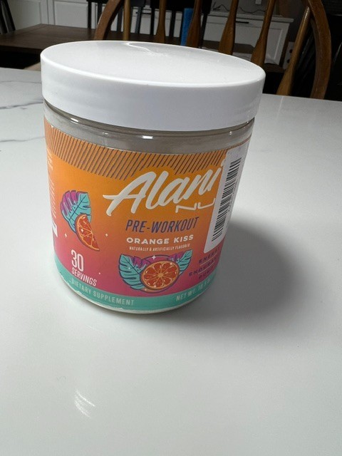Alani Pre-Workout Orange Kiss 30 Servings 10.5 Oz