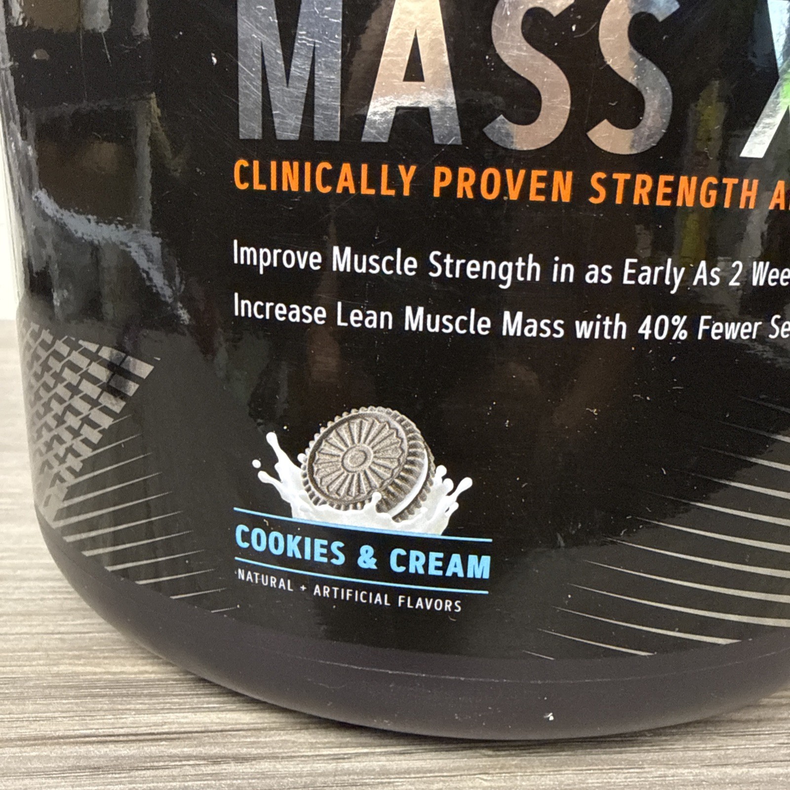 GNC Amp MASS XXX Anabolic Mass Gainer 6.1 lb Cookies & Cream, exp 08/2027