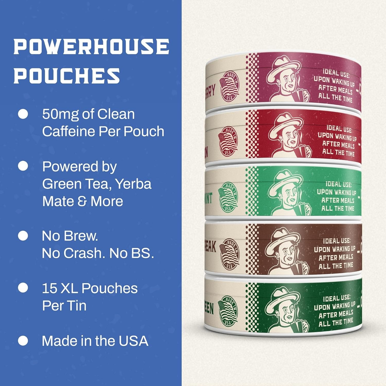 Supply Co – Variety Pack – 5 Pack, 15 Pouches Each | Features 5 Flavors, 50mg…