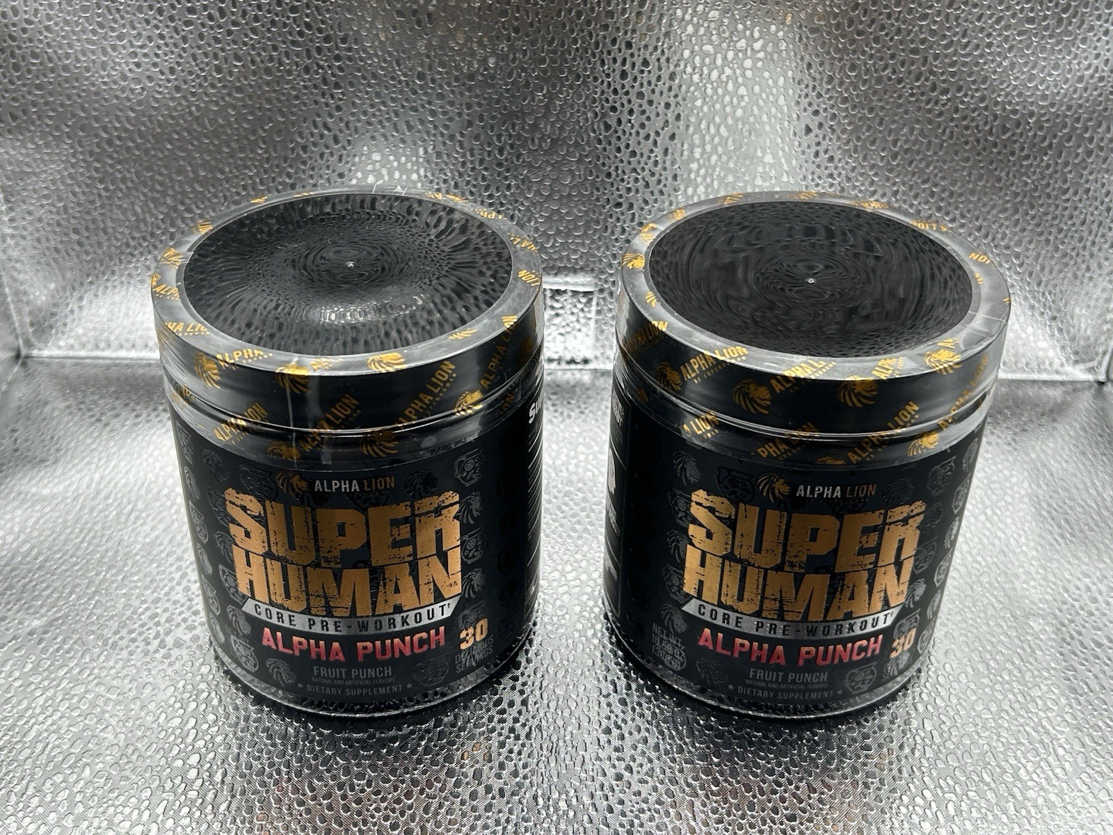 Alpha Lion Super Human Pre-Workout Lot Of 2 (Alpha Punch Flavor) Expires 12/2026