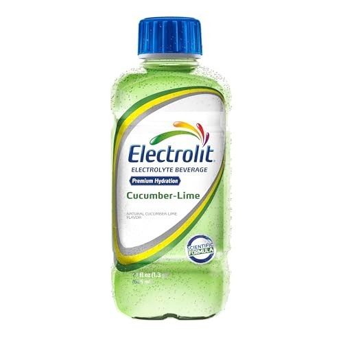 Electrolyte Drink Mix, Cucumber Lime Flavor, 21 Fl Oz Bottle, 12 Pack